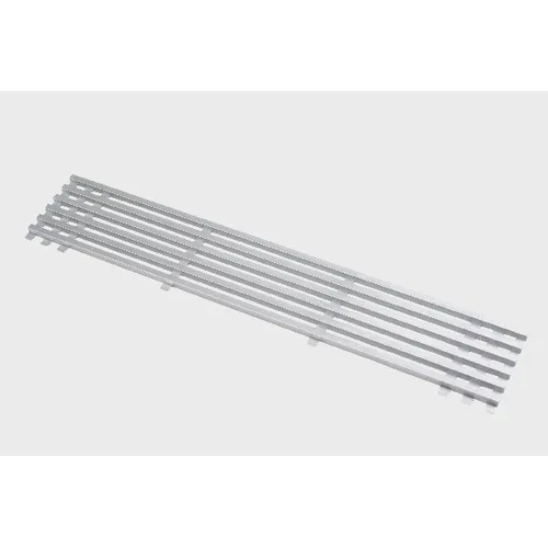 Kylskåpsgaller 600x100 mm Silver