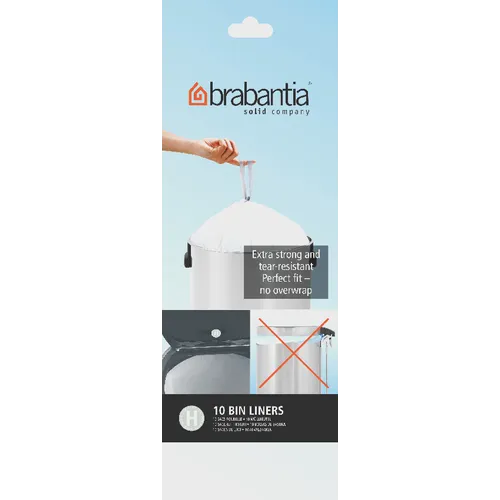 Avfallspåse m. knytband 50-60 l 10 st