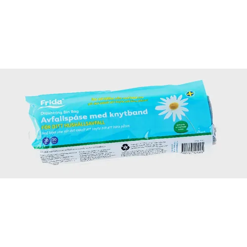 Avfallspåse m. knytband 30 l