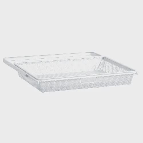 Utdragsram m. meshback 60, Vit 85x605x430 mm