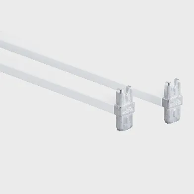 Tvärstag påbyggnadssats, Vit 450 mm