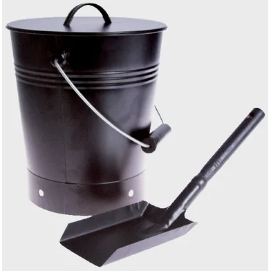 Askhink med skyffel 8 l