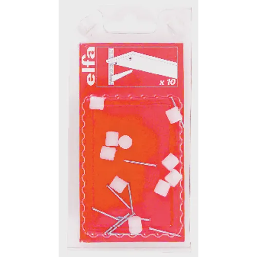 Hyllstift Vit, 10-pack