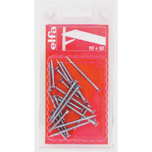 Konsolskruv FZB 10+10 pack 3,5x50/3,5x30 mm