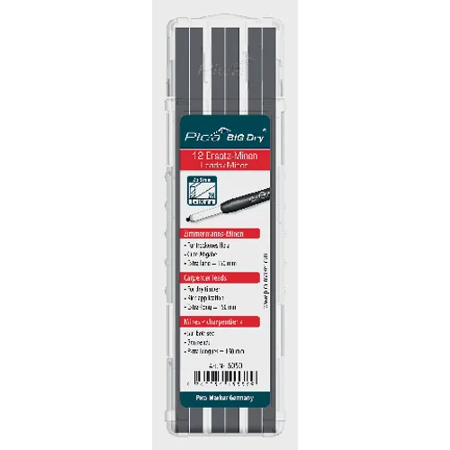 Reservstift Big-Dry, 2x5x150 mm Snickare 2H, 12 st/frp