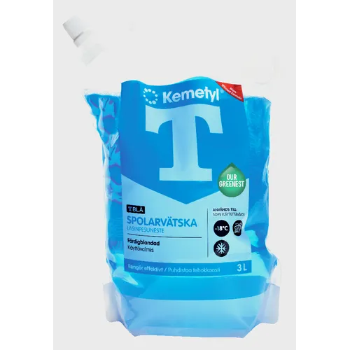 Spolarvätska T-Blå 3 l, Färdigblandad