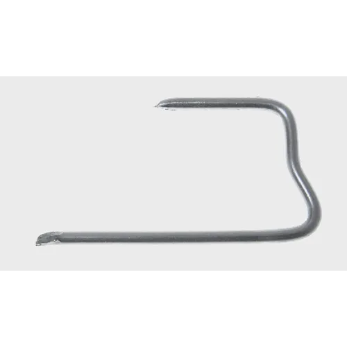 Takpannekrok rostfri A2 60x25x30x3,0 mm, 100 st/frp