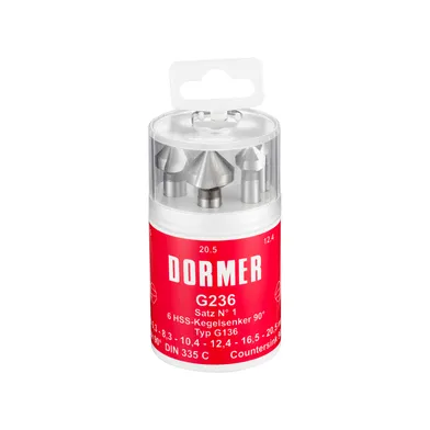 Försänkarsats G236 6 delar