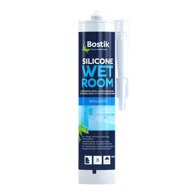 Våtrumssilikon 300 ml, Transparent