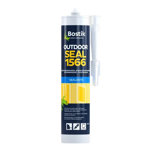 Tätningsmassa ute 1566 300 ml, Svart