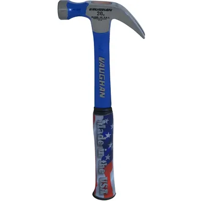 Snickarhammare Vaughan med solitt stålskaft 20 oz