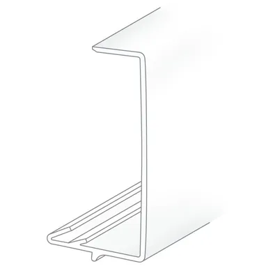 Dörrfoder 52x24 mm 215 cm, Vit, PL 87