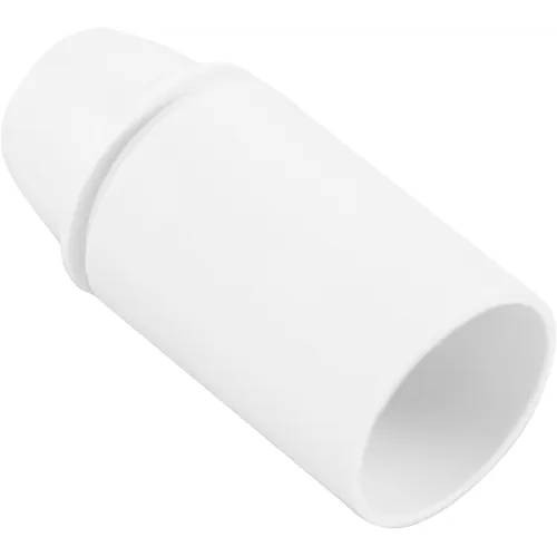 Lamphållare ojordad E14, Slät, Vit