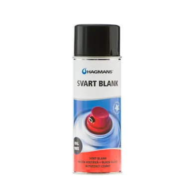 Sprayfärg 400 ml Svart, Blank