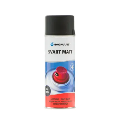 Sprayfärg 400 ml Svart, Matt