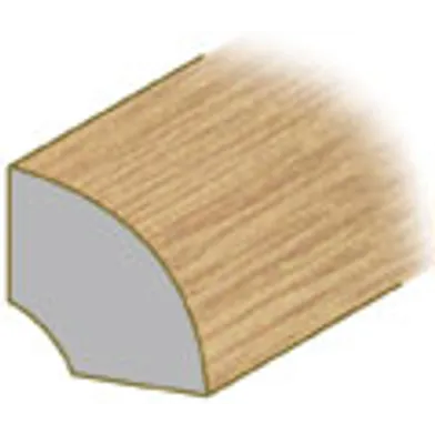 Kvartslist 10x10 mm 250 cm, Ek