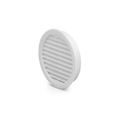 Skåpsgaller Vit plast Ø 80 mm, 4-pack