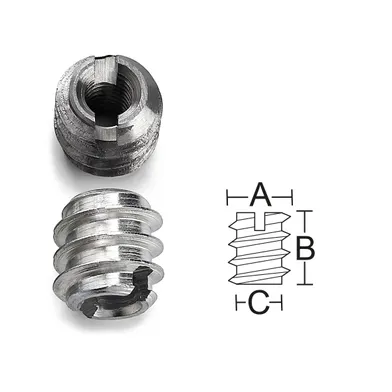 Rampamuff 1212 M8, Obehandlad, 4-pack