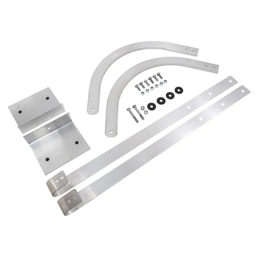 Monteringspaket f. takstege, Aluminium För släta tak