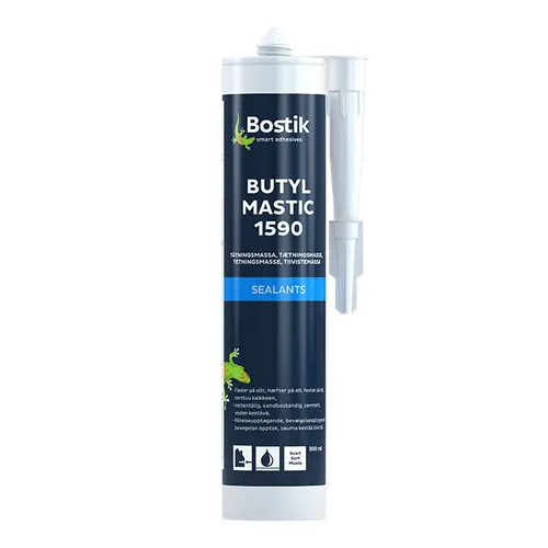 Butyltätmassa 1590 300 ml, Svart