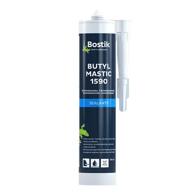 Butyltätmassa 1590 300 ml, Svart