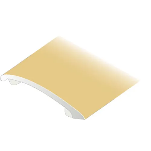 Nivålist 0-10 mm, 40 mm, självhäftande 100 cm, Guld, Nr 190