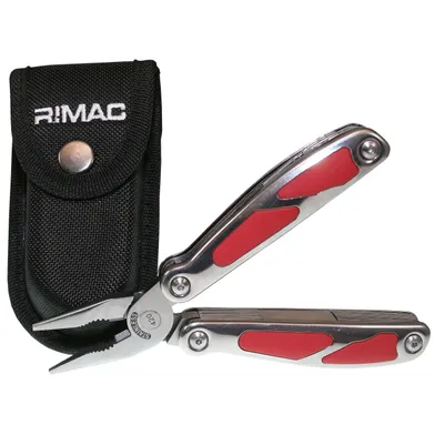 Multiverktyg i rostfritt/gummi 17 delar, hölster