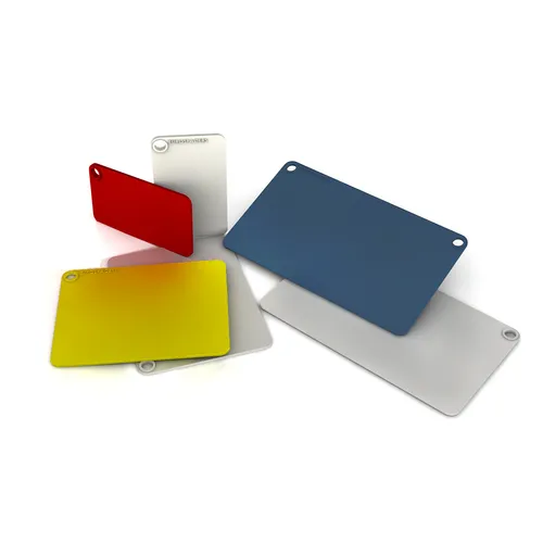 Märkbricka Mini med tråd 40x70 mm, Vit