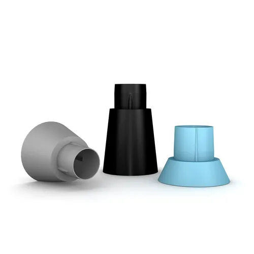 Ändkona 30 mm krage för rör med invändigt mått 22 mm