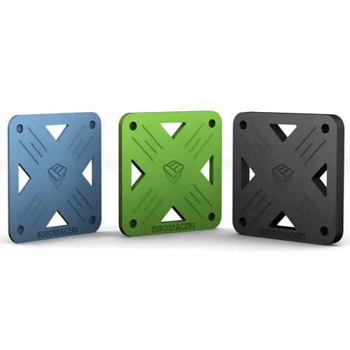 Pallningsbricka Extra Large, 95x95 mm Svart, 10 mm