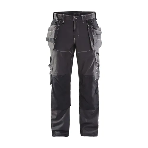 Hantverksbyxa Canvas X1900, Mörkgrå/Svart Strl. C52