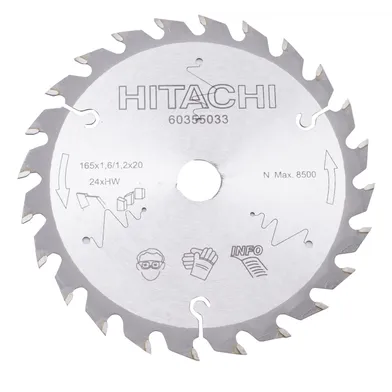 Cirkelsågklinga HM Trä 165/20, 24 T