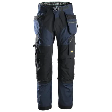 Arbetsbyxa+ 6902 FlexiWork Strl. 50, Marin/Svart