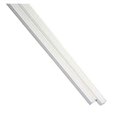 Ledningslist självhäftande 2 m 7,5x6 mm, Vit