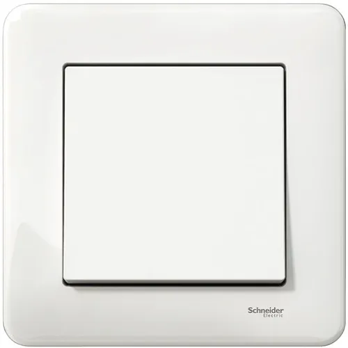 Strömbrytare Exxact infälld 1-pol/Trapp, Vit