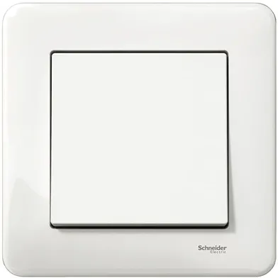 Strömbrytare Exxact infälld 1-pol/Trapp, Vit