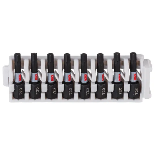 Bits Torx 25 mm Impact Control T20, 8-pack