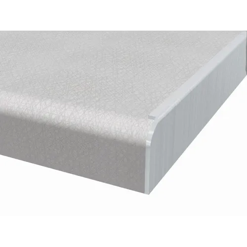 Sidoavslutningslist Aluminium höger 610x30 mm