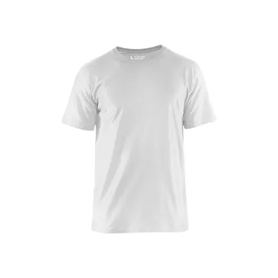 T-shirt Bas, Vit Strl. M