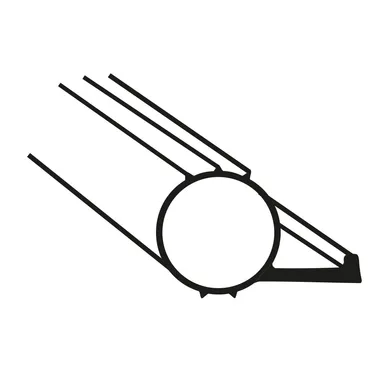 P-List Silikon 7,5 mm, Vit, 100 m