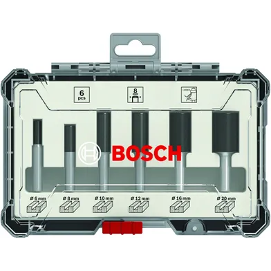 Frässtålsats 6 delar