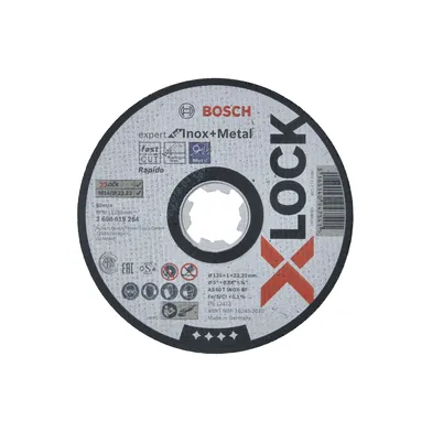 Kapskiva X-Lock Inox & Metall 125 mm