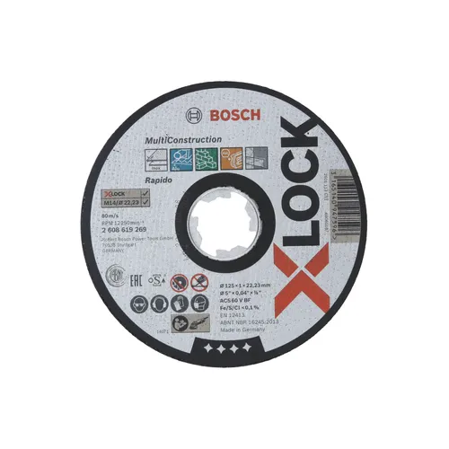 Kapskiva X-Lock Multi Construction 125 mm