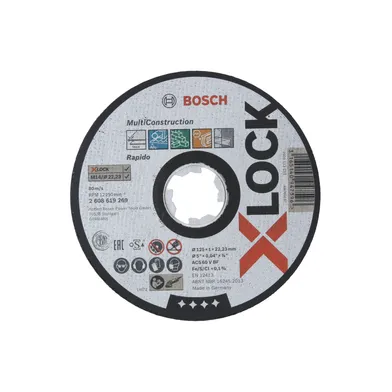 Kapskiva X-Lock Multi Construction 125 mm