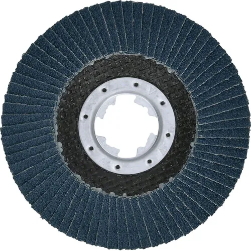 Lamellslipskiva X-Lock, böjd f. Metall 125 mm, K80