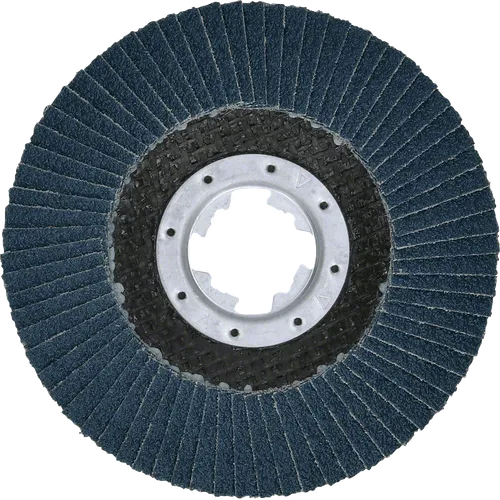 Lamellslipskiva X-Lock, böjd f. Metall 125 mm, K80