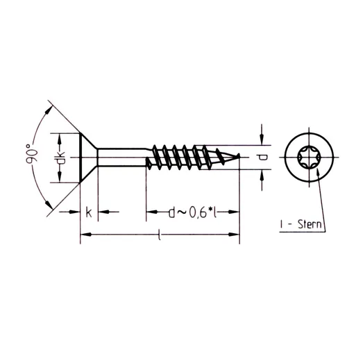 Träskruv SPAX, C1 - Ø3,5 mm, Kullrig 3,5x12 mm, 1000 st/frp