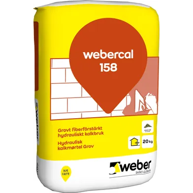 Kalkbruk 158 Hydrauliskt Grov 25 kg