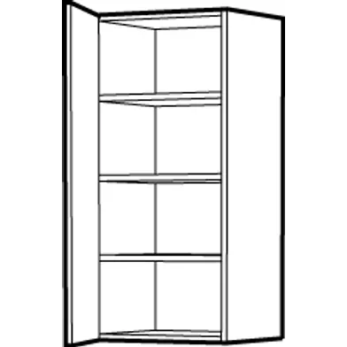 Väggskåp F-höjd, 800 mm