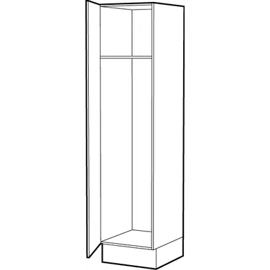 Högskåp S-höjd m. hylla, 800 mm